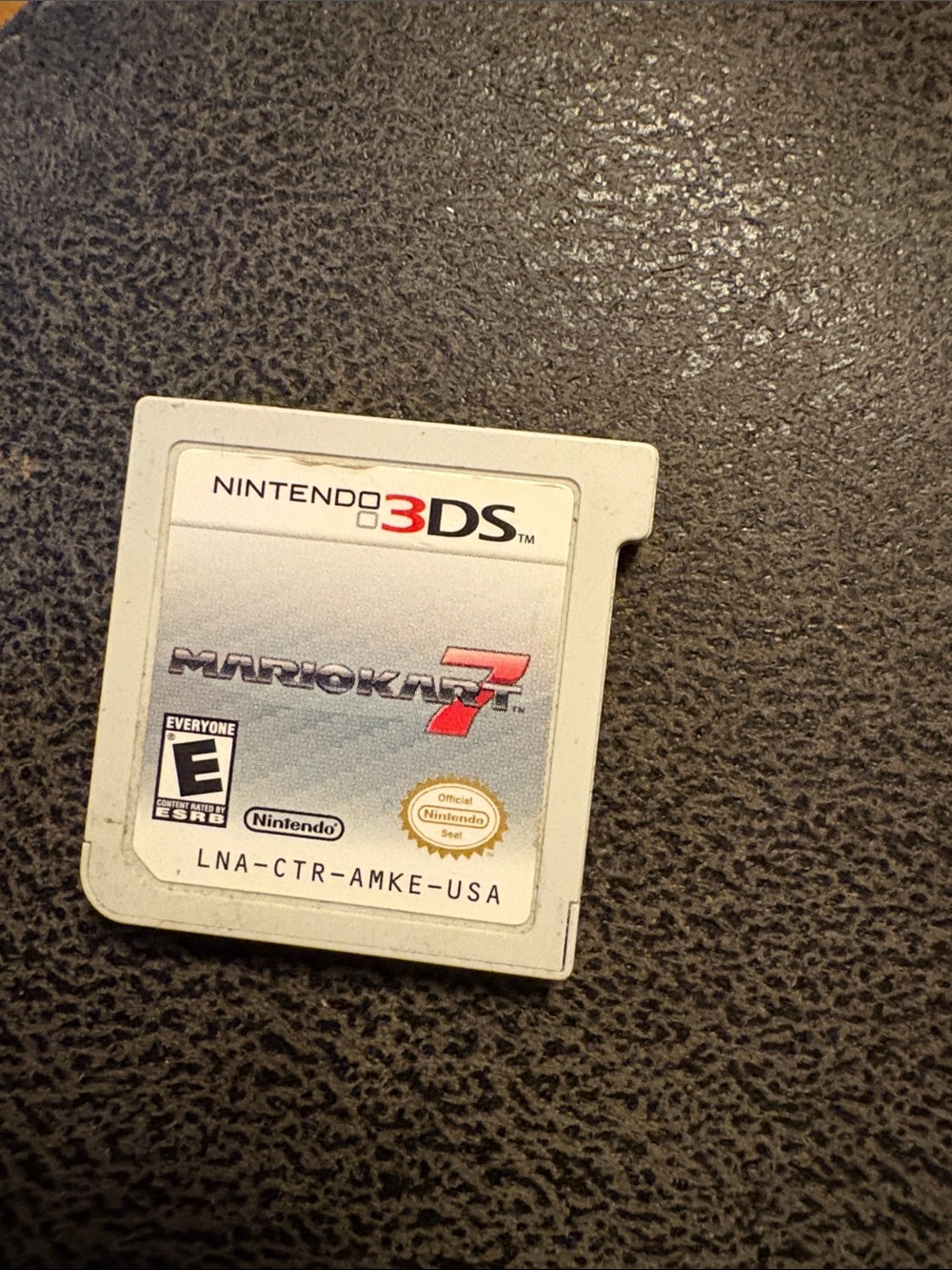 Nintendo 3DS Mario Kart 7 Game Card - White